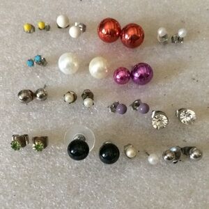 Lot of 15 pairs earrings